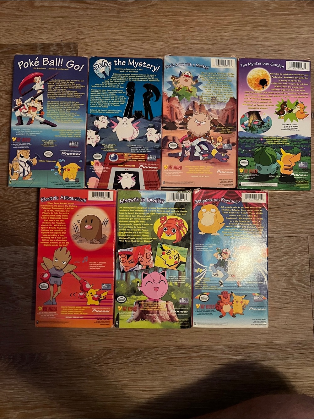 Pokémon VHS Box Set Style Collection - Bright Multi-Color - Picture 2 of 2